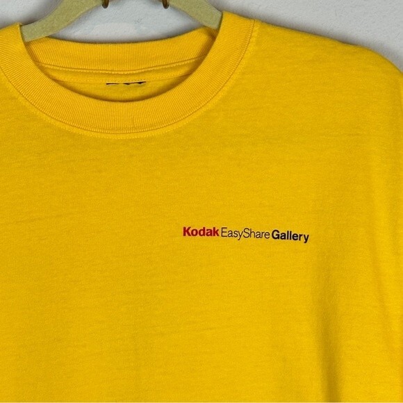 Kodak Easy Share NASCAR Yellow Graphic T-shirt L - Picture 2 of 6